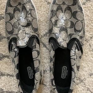 Coach Sequined Sneakers